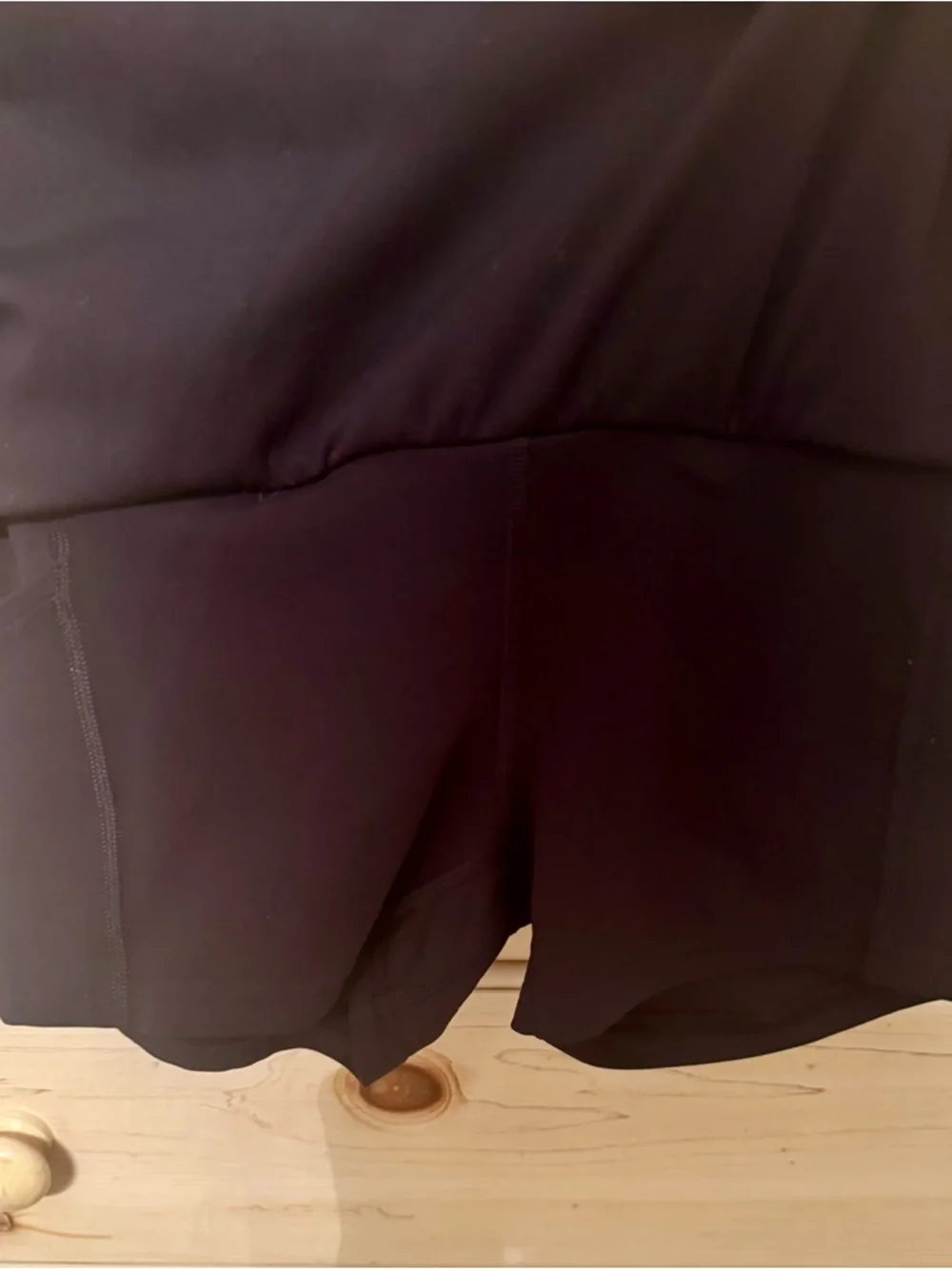 Lululemon black skort, size 4- - Picture 3 of 5